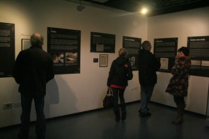 Photo showing some of the SLHHP team at the workhouse exhibition