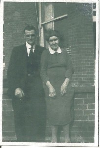 Henry Standing mother Priscilla at Sunny Bank c. 1947. Henry Standing mother Priscilla at Sunny Bank c1947