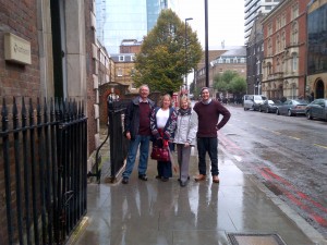 Research group trip to St Thomas old operating theatre, Southwark