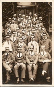 Wounded soldiers at Guildford War Hospital
