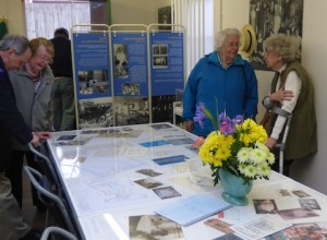 Information from the Surrey History Centre, the National Archives and personal photographs and papers create an informative display