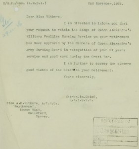 A Withers letter